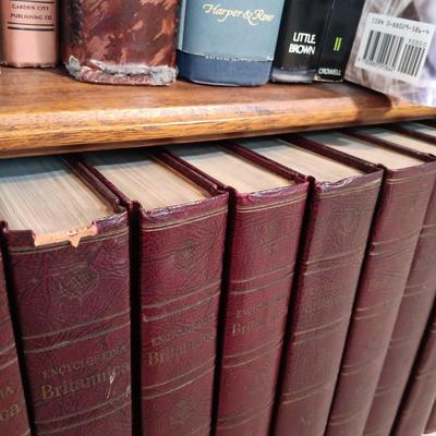 LOT 348: Encyclopedia Britannica 1965 Volumes 1 - 23 w/ Index & Book of the Year 1966 - 1974