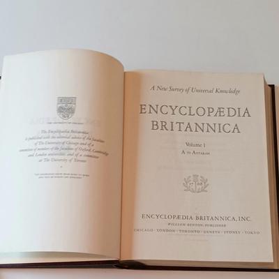 LOT 348: Encyclopedia Britannica 1965 Volumes 1 - 23 w/ Index & Book of the Year 1966 - 1974