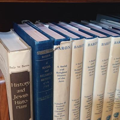 LOT 349: Salo W. Baron 'A Social and Religious History of the Jews' Volumes 1 - 18 & 'History and Jewish Historians'