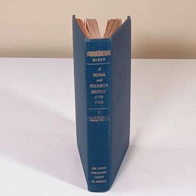 LOT 349: Salo W. Baron 'A Social and Religious History of the Jews' Volumes 1 - 18 & 'History and Jewish Historians'