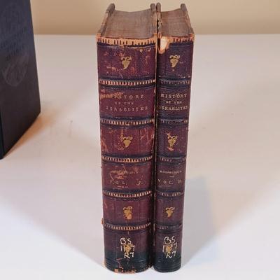 LOT 350: Antique / Vintage Book Collection- 1825 Scott's Novels & Romances, 1870 The History and Literature of the Israelites...