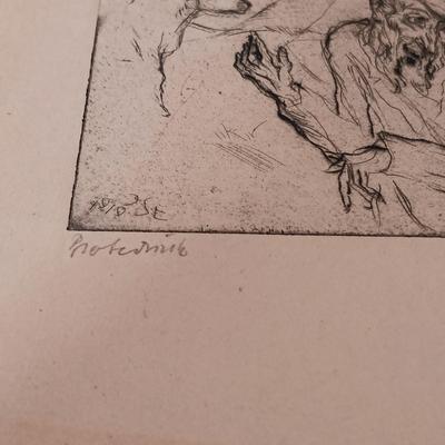 LOT 351: Esther Lurie's Rare Postcard Collection 'Ghetto - A Living Witness' Drawings from Kovno, Signed and Numbered...