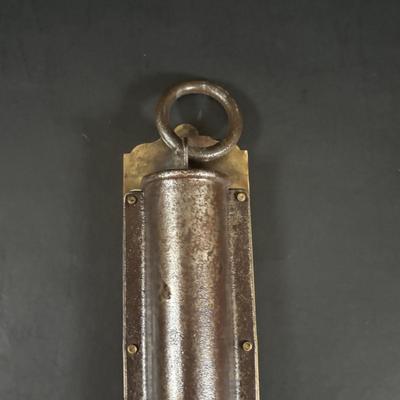 LOT 353: Vintage C. Forschner Hanging Scale & Hanging Cylinder Scale