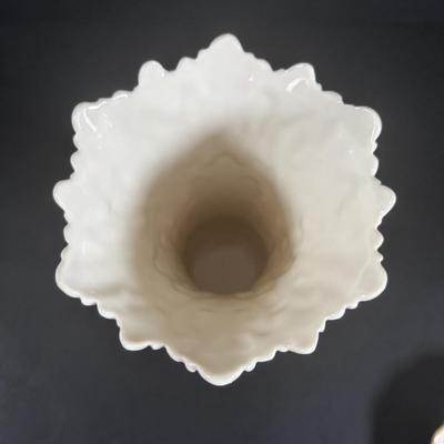 LOT 356: Lenox Vase, Divided Nut/Candy Dishes