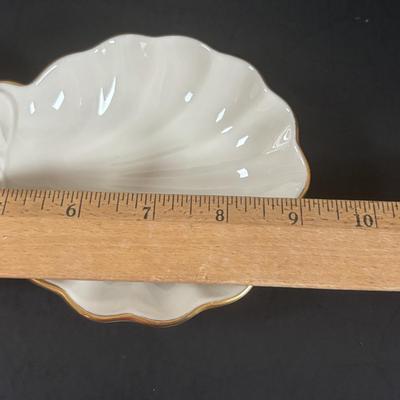 LOT 356: Lenox Vase, Divided Nut/Candy Dishes