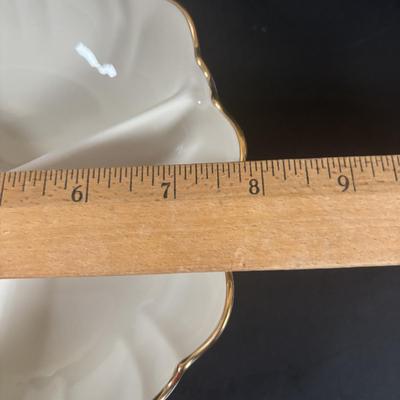 LOT 356: Lenox Vase, Divided Nut/Candy Dishes