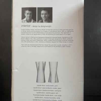 LOT 360: Pottery Egg Shaped Vases,Design by Designwright Upside Down Vase, Pottery Barn Square Metal Flower Holder w/Flower Frog