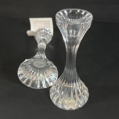 LOT 361: Baccarat Crystal CandleSticks