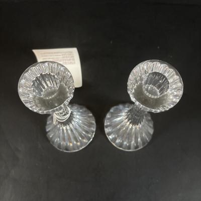 LOT 361: Baccarat Crystal CandleSticks