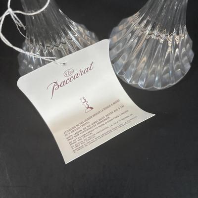 LOT 361: Baccarat Crystal CandleSticks