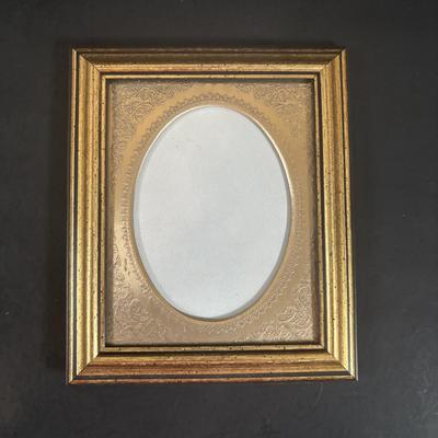 LOT 366: Kelvin Chen No533 Enamel Trinket Box Signed w/Certificate, Milk Glass Powder Jar, Frosted White Glass Vase, Picture Frames &...