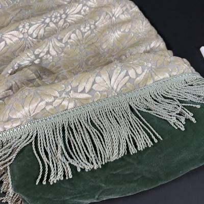 LOT 369: Lenox Judaic Collection Kiddush Cup, Crystal Kiddush Judaic Cup, Lenox Venus Collection Nut/Candy Dish, Table Runner &...