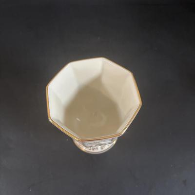 LOT 369: Lenox Judaic Collection Kiddush Cup, Crystal Kiddush Judaic Cup, Lenox Venus Collection Nut/Candy Dish, Table Runner &...