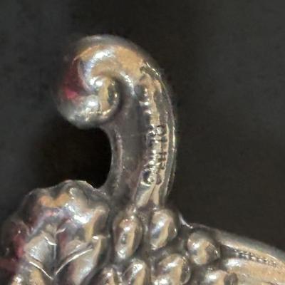 LOT 373: Grape Scissors w/Sterling Silver Handles