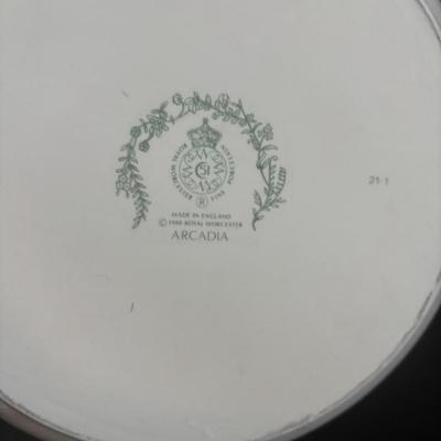LOT 377: Royal Worcester 1988 Arcadia Serving Bowl & Covered Bowl