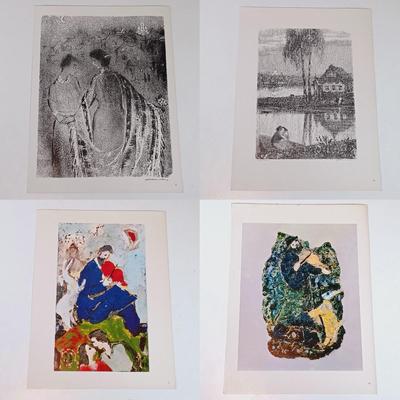 LOT 432: A Selection of Books on Jewish Literature w/ Hugo Steiner-Prag's 'Designs for a Machzor' Prints & Miriam...