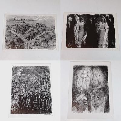 LOT 432: A Selection of Books on Jewish Literature w/ Hugo Steiner-Prag's 'Designs for a Machzor' Prints & Miriam...