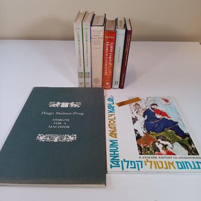 LOT 432: A Selection of Books on Jewish Literature w/ Hugo Steiner-Prag's 'Designs for a Machzor' Prints & Miriam...
