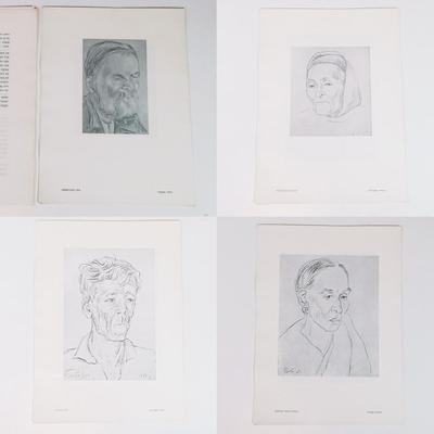 LOT 433: Collection of Art Prints- Ruth Blumenthal 'Faces of Israel', 'Ancient Maps of Jerusalem ' & Adir Ascalon