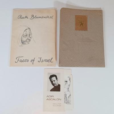 LOT 433: Collection of Art Prints- Ruth Blumenthal 'Faces of Israel', 'Ancient Maps of Jerusalem ' & Adir Ascalon