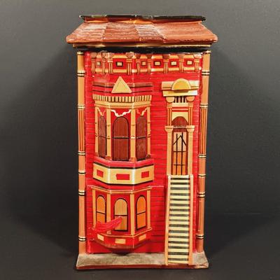 LOT 435: Vintage 1978 REO Meow Straw House Trinket Boxes with Storage Boxes