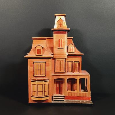 LOT 435: Vintage 1978 REO Meow Straw House Trinket Boxes with Storage Boxes