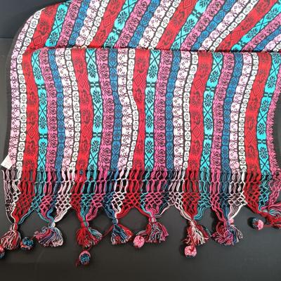 LOT 436: A Little Museum Collection- Folding Metal Book End, Stylized Letter Openers, Woven Shawl, Beaded Hummingbird & More