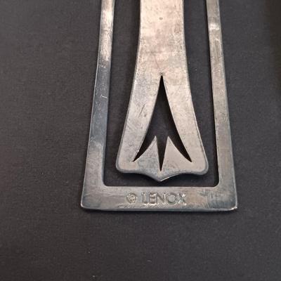 LOT 436: A Little Museum Collection- Folding Metal Book End, Stylized Letter Openers, Woven Shawl, Beaded Hummingbird & More