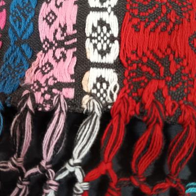 LOT 436: A Little Museum Collection- Folding Metal Book End, Stylized Letter Openers, Woven Shawl, Beaded Hummingbird & More