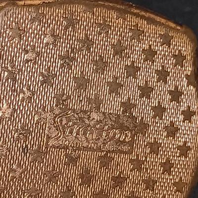 LOT 437: Vintage Estee Lauder Mini Compact and Cameo Pillbox with Wasa Solingen Scissors, Carlsbad Trinket Dish & More