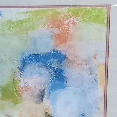 LOT 438: Pair of Abstract Art Paintings by Sam Gruber