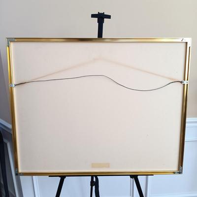 LOT 438: Pair of Abstract Art Paintings by Sam Gruber