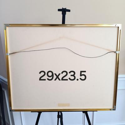 LOT 438: Pair of Abstract Art Paintings by Sam Gruber