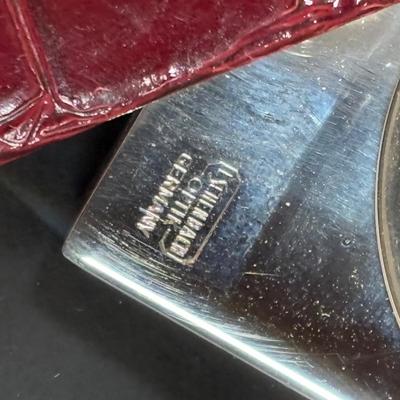 LOT 460: Ladies Gloves, Coin Purses, Bookmarkers, Eschenbach Optik Magnifying Glass, Vintage Fabric Glove Valet/Keeper in a Floral...