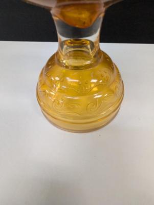 17 3/4" P & A Risdon Mfg Glass Oil Lamp