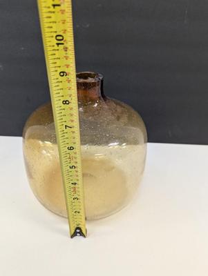 Approx 8 3/4" Hand Blown Art Glass Vase
