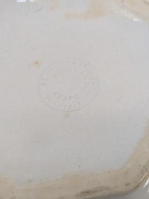 Stamped Ironstone China Elsmore & Foster Tunstall Morning Glory Portland Shape