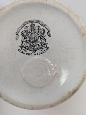 Stamped Ironstone China Elsmore & Foster Tunstall Morning Glory Portland Shape
