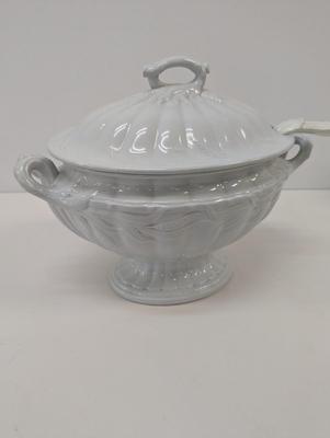 Stamped Ironstone China Elsmore & Forster Turnstall Halleck Shape