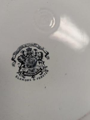 Stamped Ironstone China Elsmore & Forster Turnstall Halleck Shape