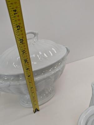 Stamped Ironstone China Elsmore & Forster Turnstall Halleck Shape