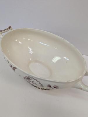 Thomas Elsmore & Son Brown Transfer-ware Aesthetic Pattern Dishes