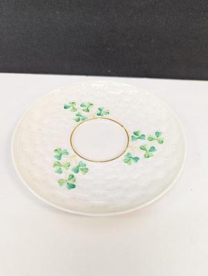 Belleek Shamrock Cup & Saucer