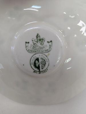 Belleek Shamrock Shape Cup & Saucer