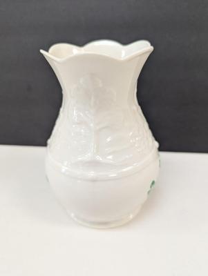 Belleek Shamrock Vase