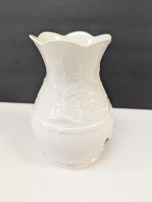 Belleek Shamrock Vase