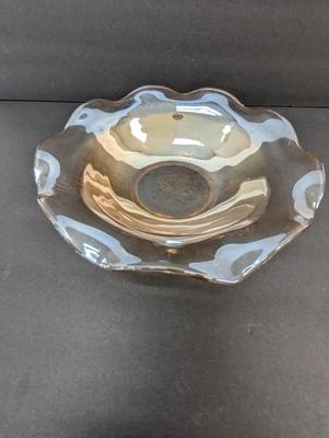 9 1/2" Vintage Carnival Glass Bowl