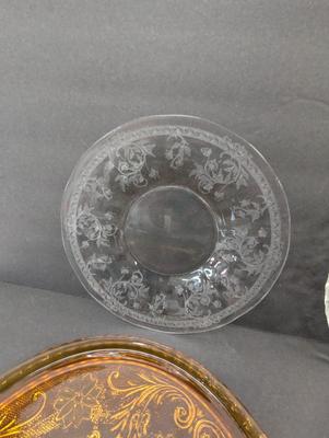 Vintage Tiara 10 1/4" Platter Anchor Hocking Vintage Glass Plates