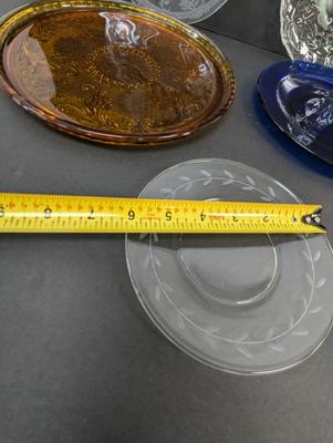 Vintage Tiara 10 1/4" Platter Anchor Hocking Vintage Glass Plates