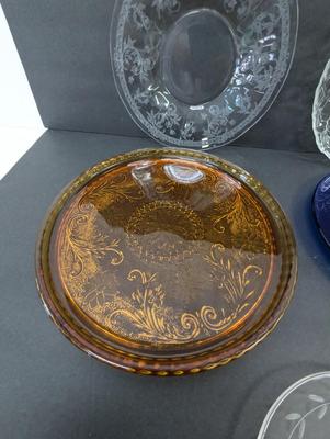 Vintage Tiara 10 1/4" Platter Anchor Hocking Vintage Glass Plates
